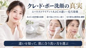 クレ・ド・ポー洗顔ムースネトワイアントAとCの違いと毛穴効果を解説するBeauty Board