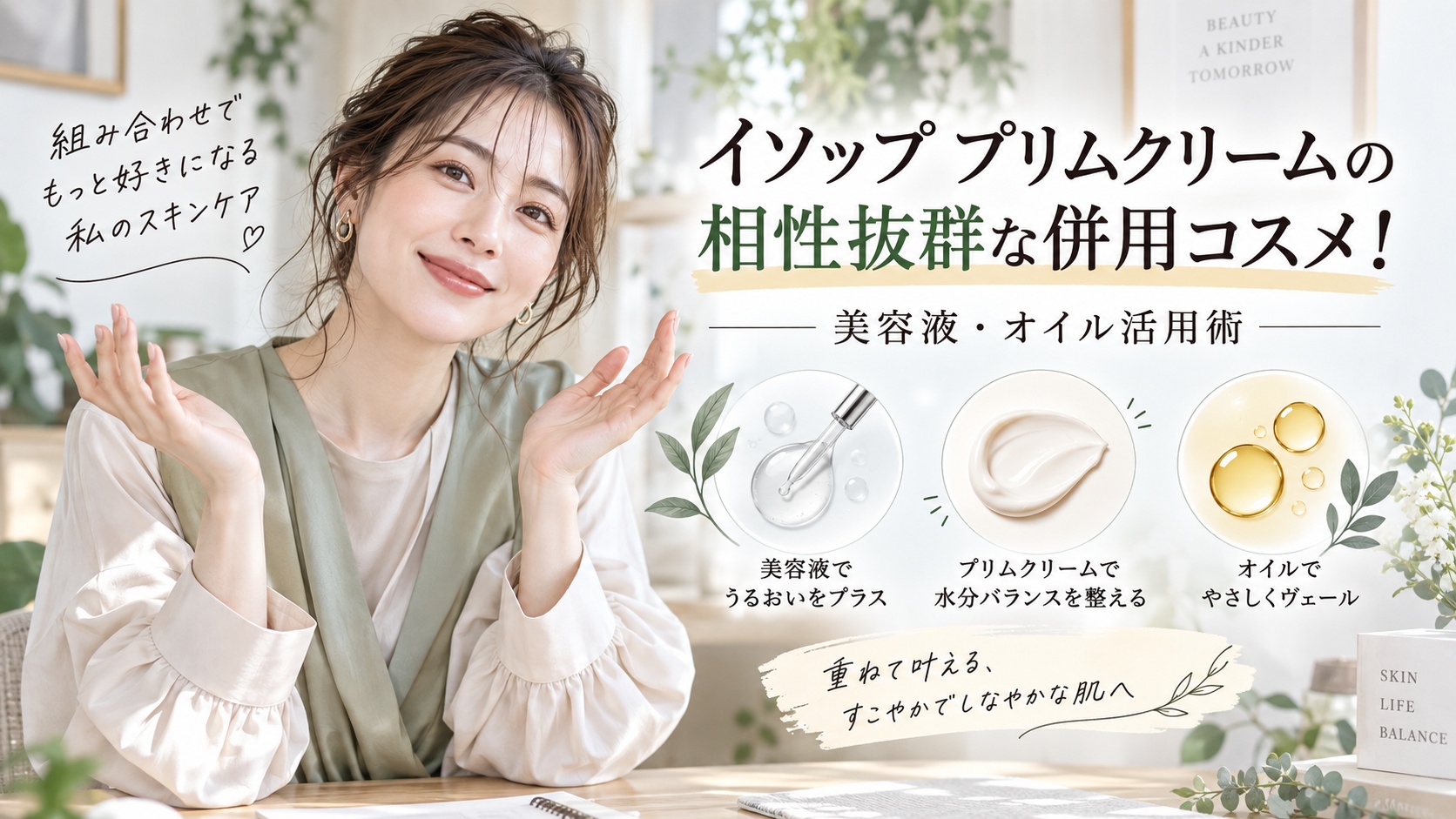 イソップ プリムクリームの相性抜群な併用コスメ!美容液・オイル活用術 Beauty Board