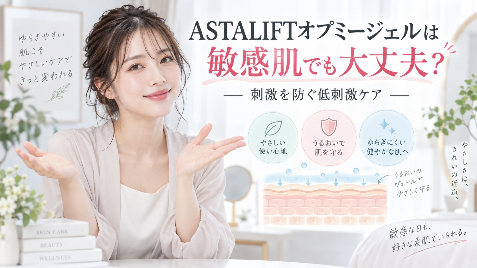 ASTALIFTオプミージェルは敏感肌でも大丈夫？刺激を防ぐ低刺激ケア Beauty Board