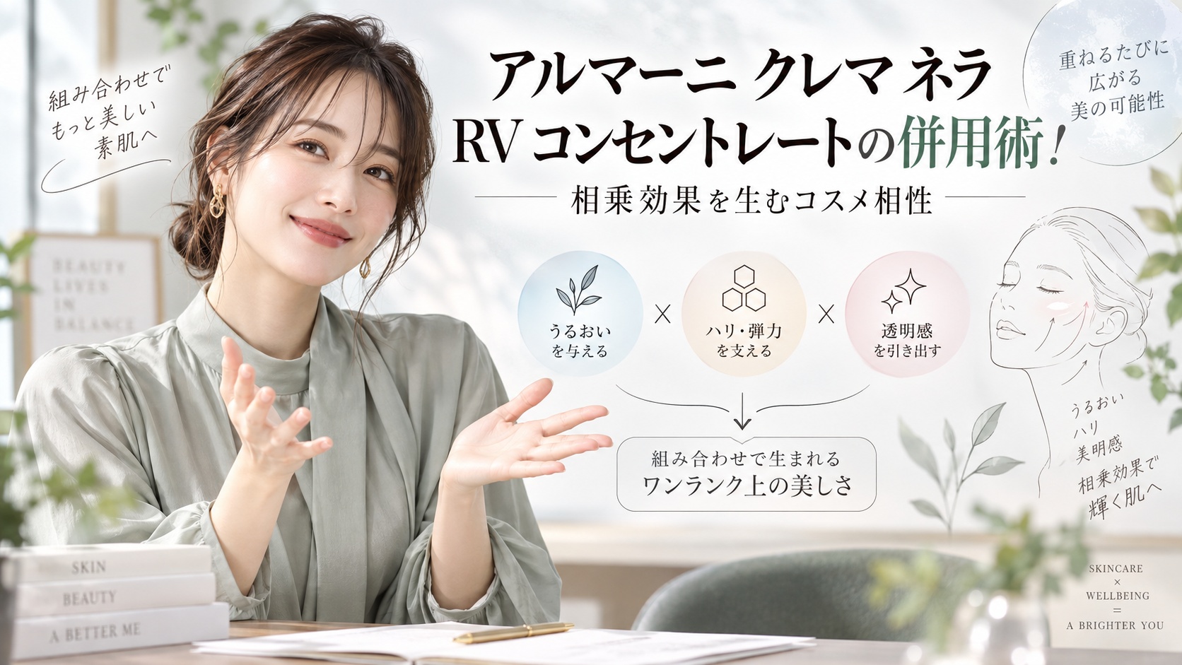 アルマーニ クレマ ネラ RV コンセントレートの併用術！相乗効果を生むコスメ相性 Beauty Board