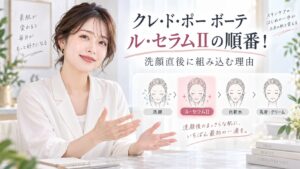 クレ・ド・ポー ボーテ ル・セラムIIの順番！洗顔直後に組み込む理由 Beauty Board