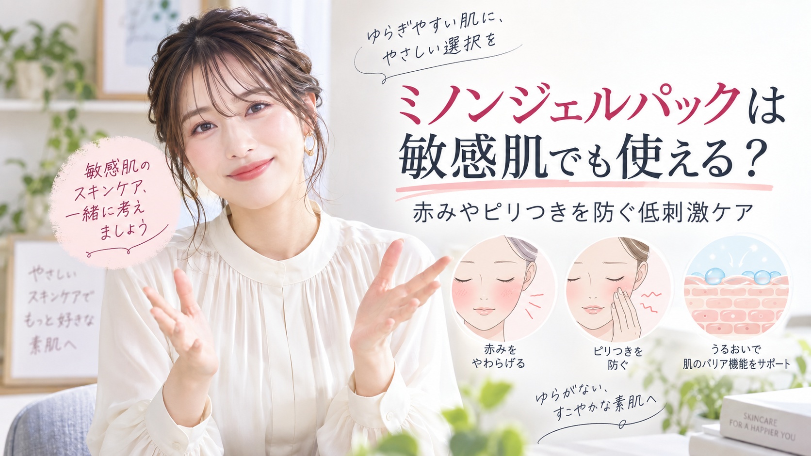 ミノンジェルパックは敏感肌でも使える？赤みやピリつきを防ぐ低刺激ケア Beauty Board
