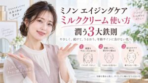 ミノン エイジングケア ミルククリーム 使い方｜潤う3大鉄則 Beauty Board
