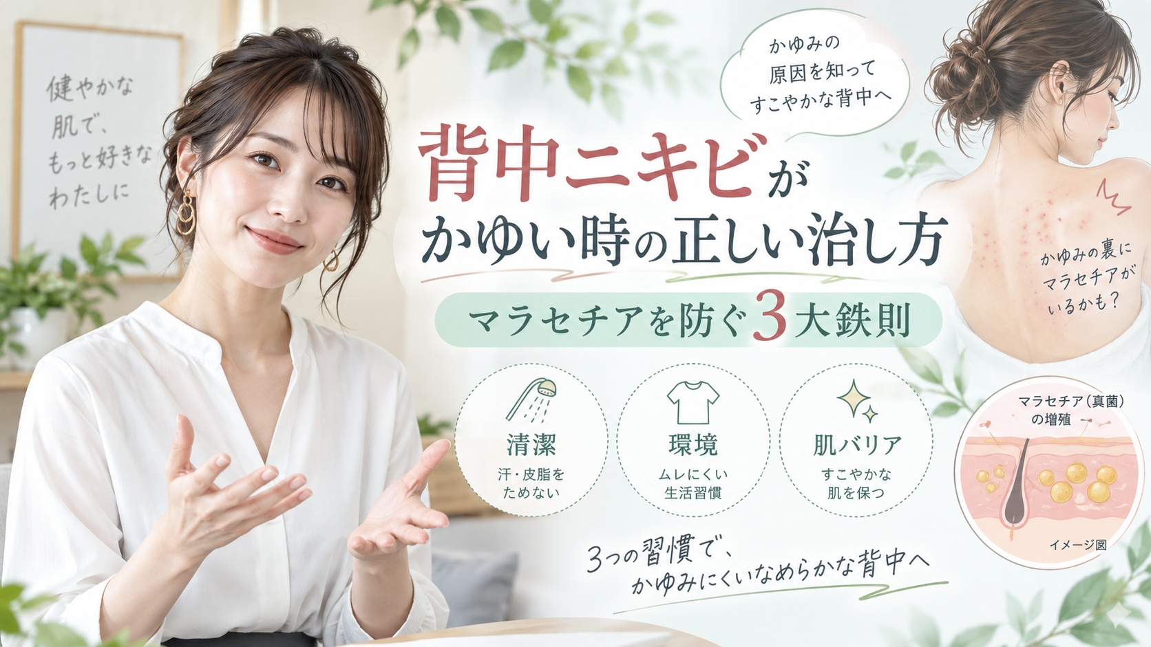 背中ニキビがかゆい時の正しい治し方|マラセチアを防ぐ3大鉄則 Beauty Board