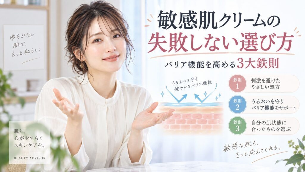 敏感肌クリームの失敗しない選び方｜バリア機能を高める3大鉄則 Beauty Board