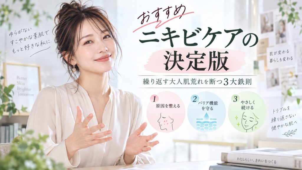 おすすめニキビケアの決定版｜繰り返す大人肌荒れを断つ3大鉄則 Beauty Board