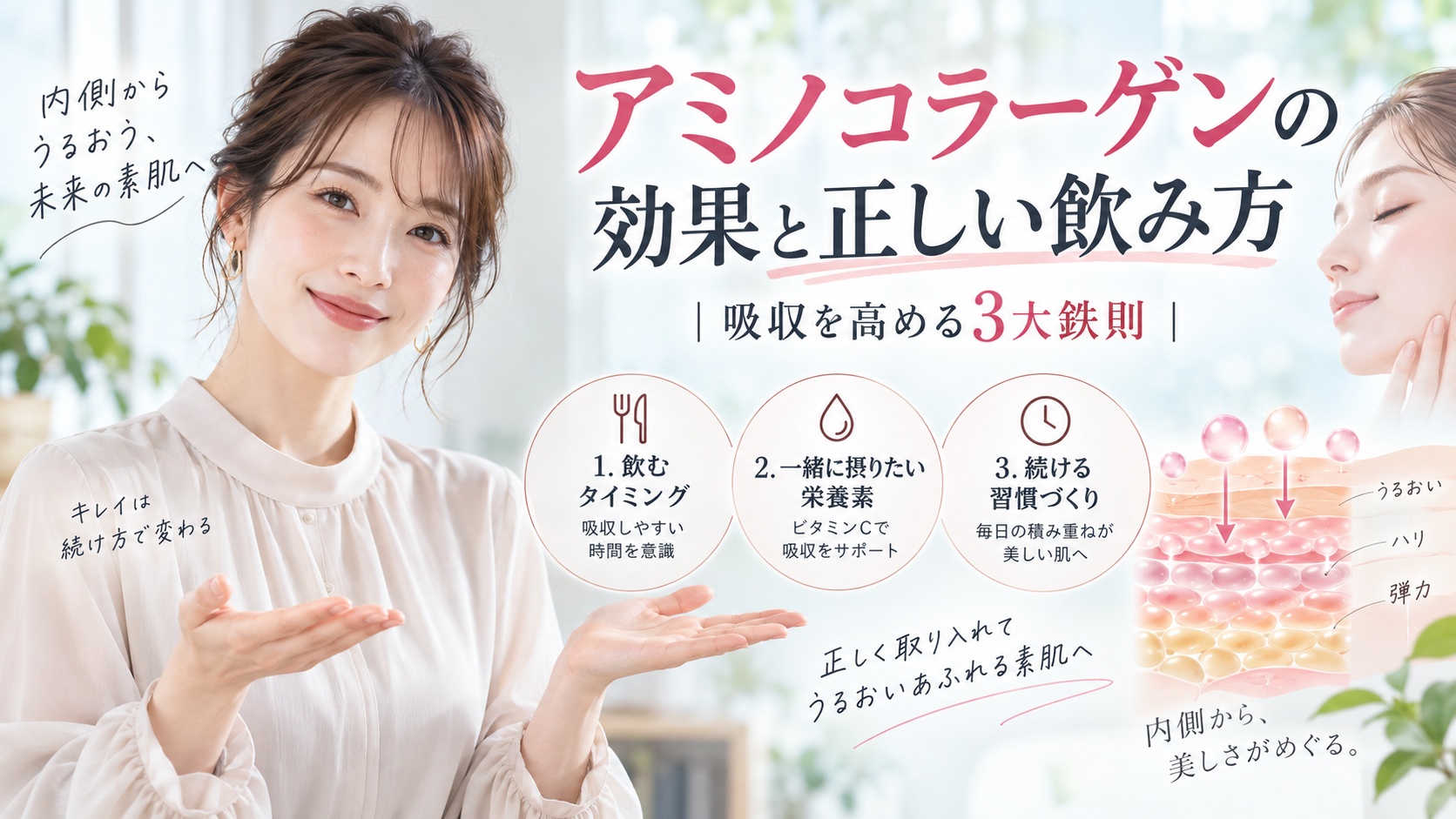 アミノコラーゲンの効果と正しい飲み方|吸収を高める3大鉄則 Beauty Board