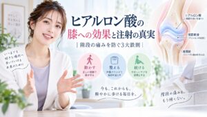ヒアルロン酸の膝への効果と注射の真実｜階段の痛みを防ぐ3大鉄則 Beauty Board