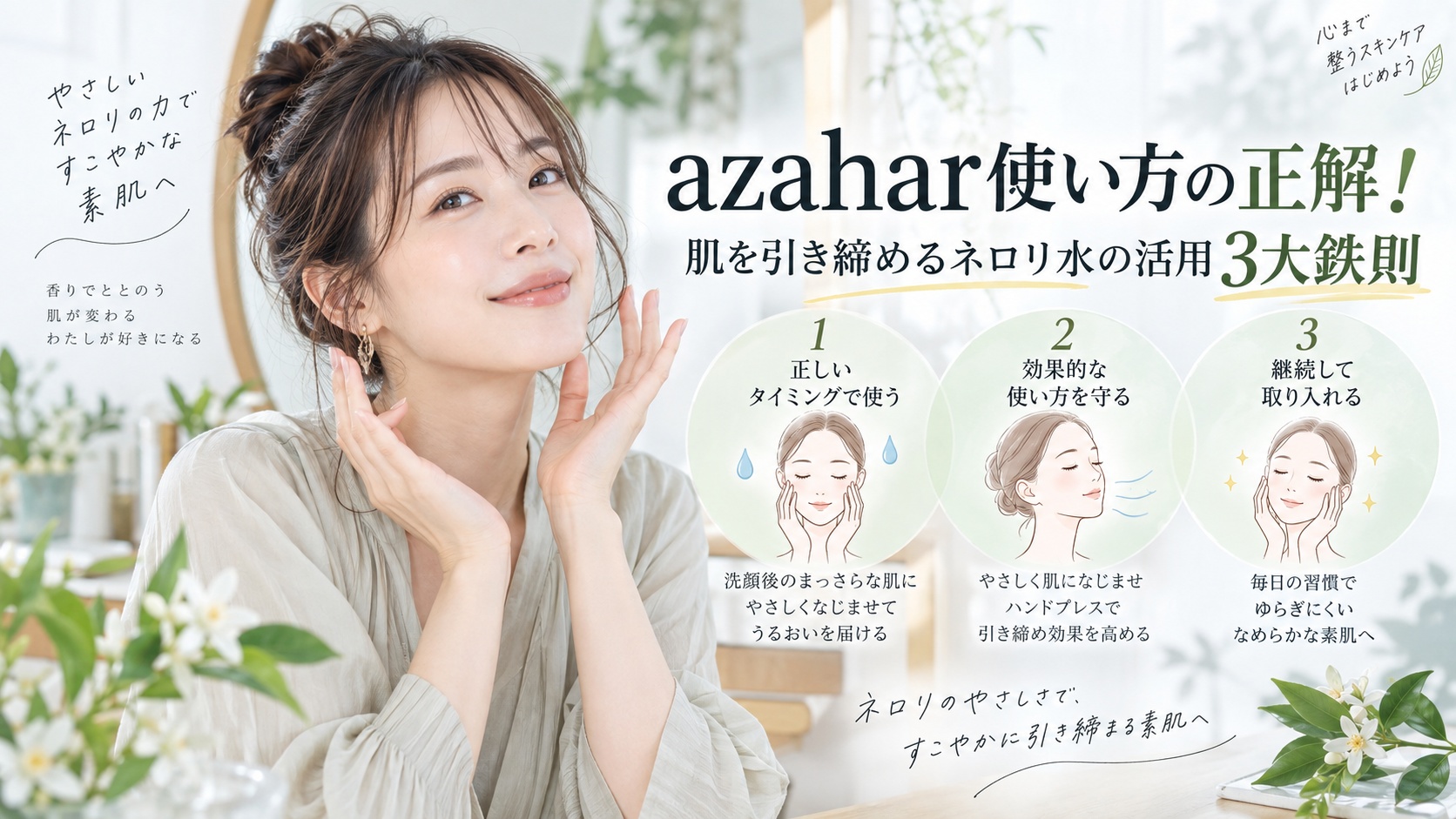 azahar使い方の正解！肌を引き締めるネロリ水の活用3大鉄則 Beauty Board