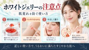 アスタリフト ホワイトジェリーの注意点！肌荒れ防ぐ使い方