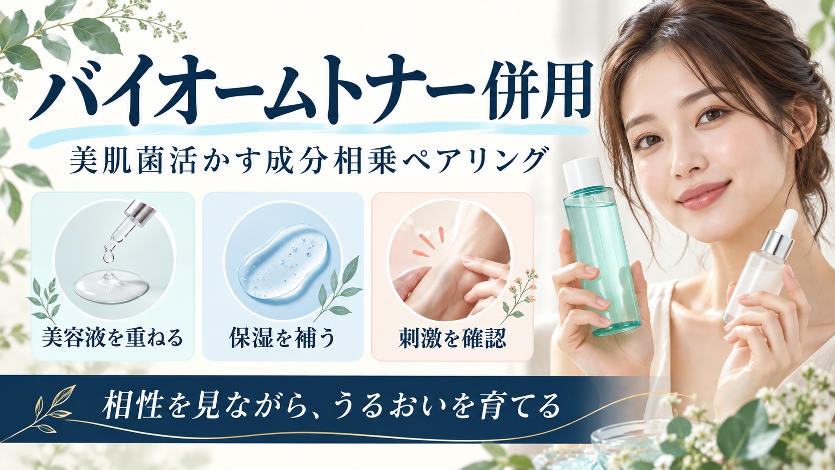 AXIS-Yバイオームトナーと相性の良い成分!組み合わせNGと併用テク