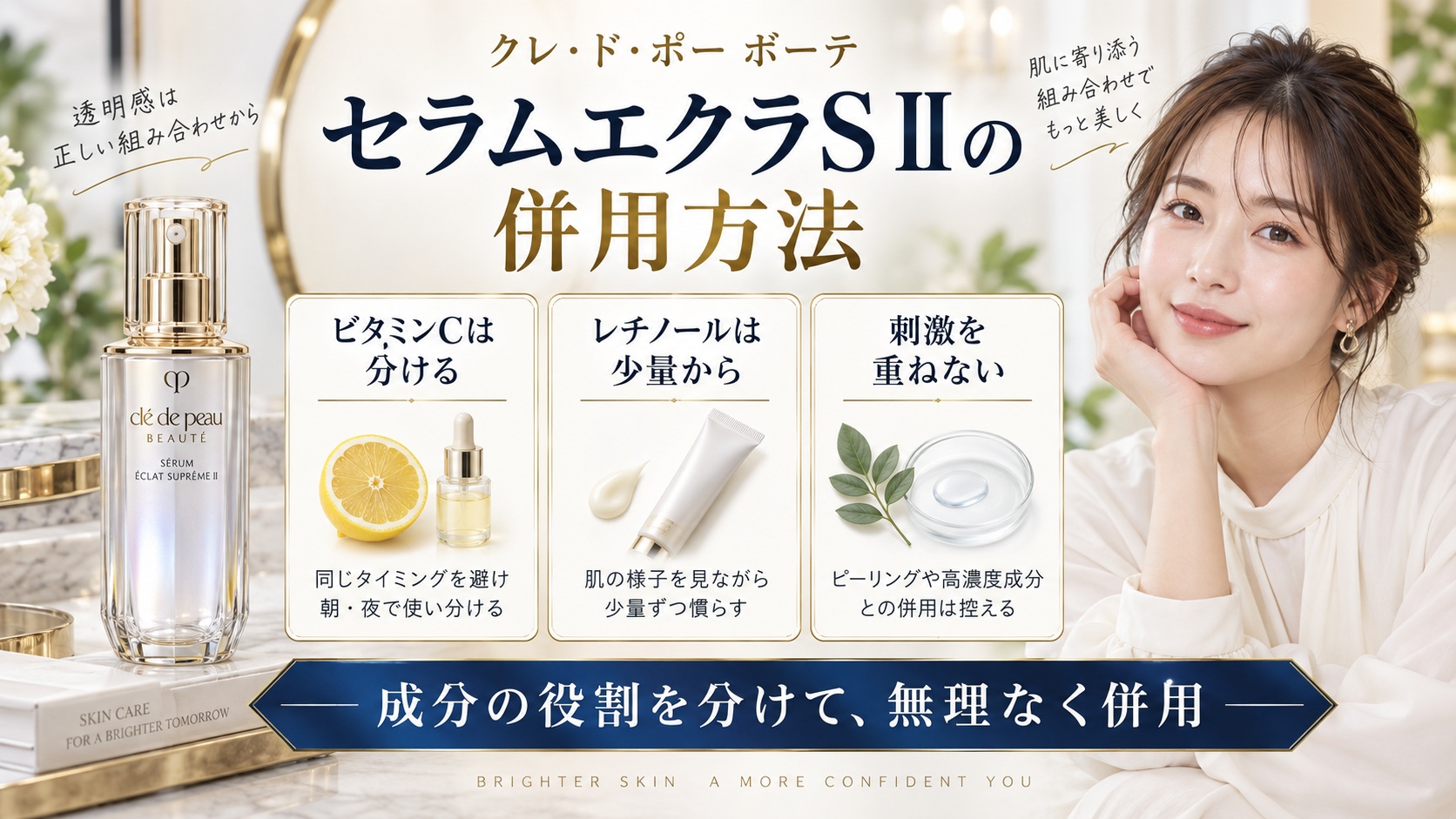 セラムエクラS IIの併用方法