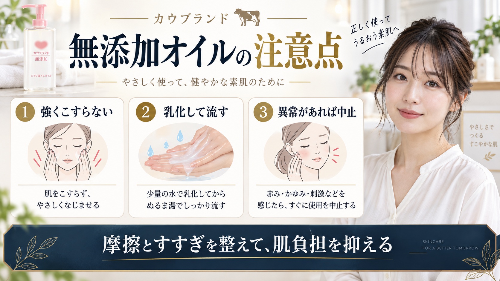 カウブランド無添加オイルの注意点