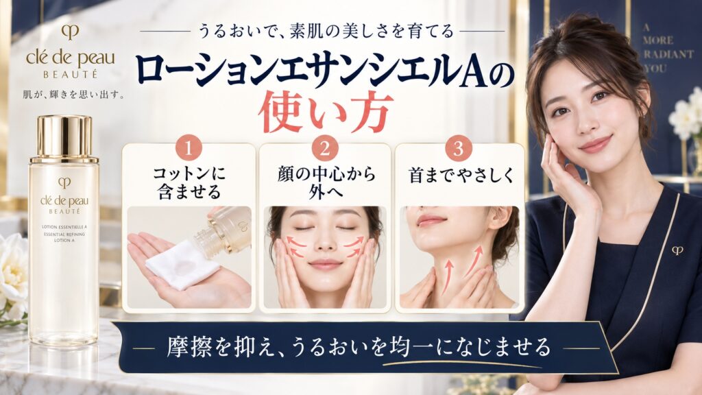 ローションエサンシエルAの使い方