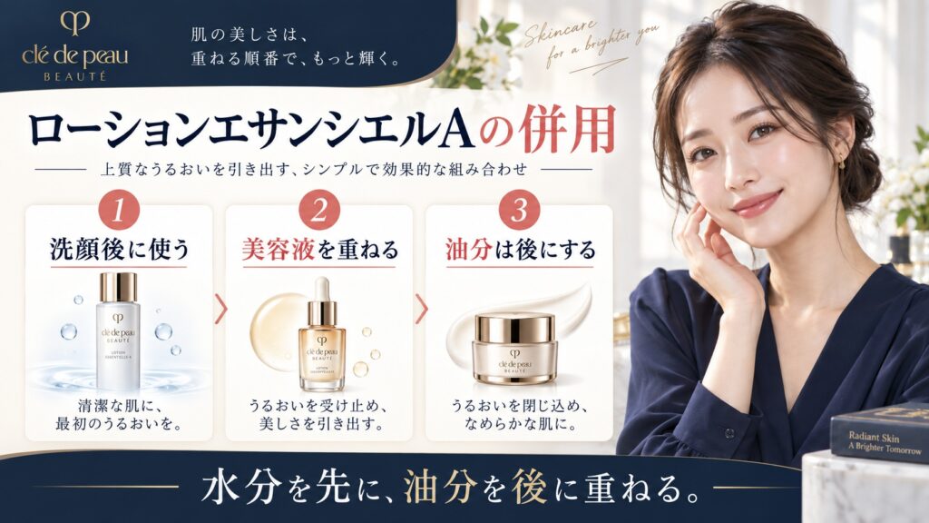 ローションエサンシエルAの併用