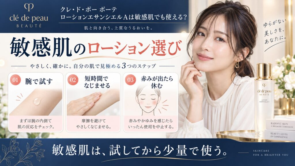 敏感肌のローション選び