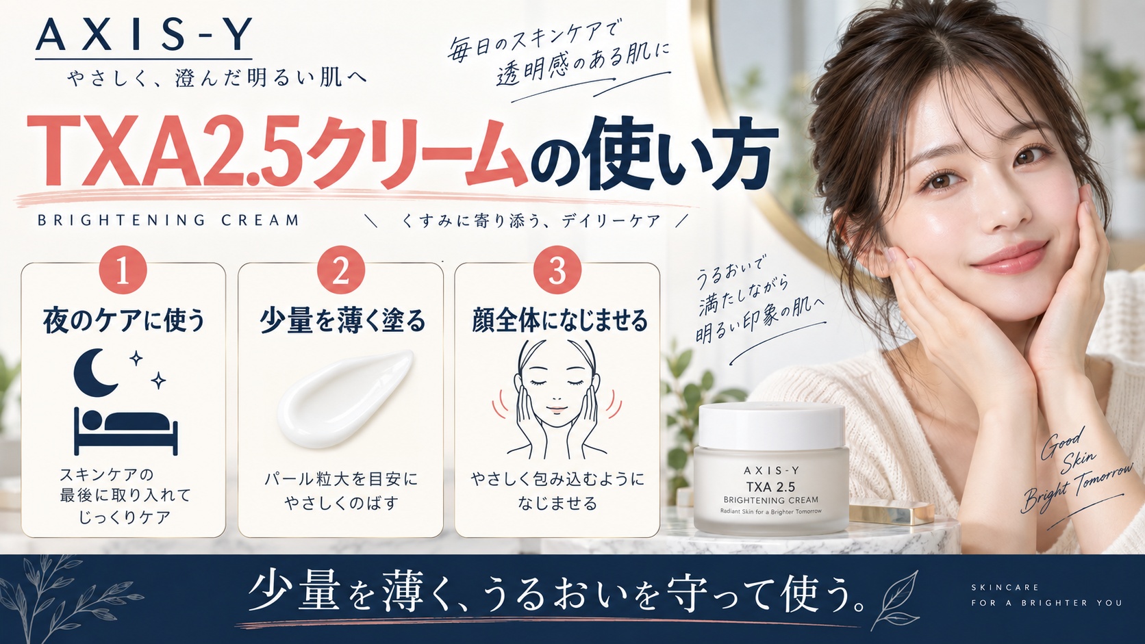 TXA2.5クリームの使い方