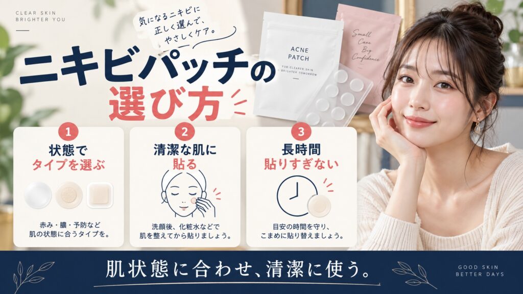 ニキビパッチの選び方