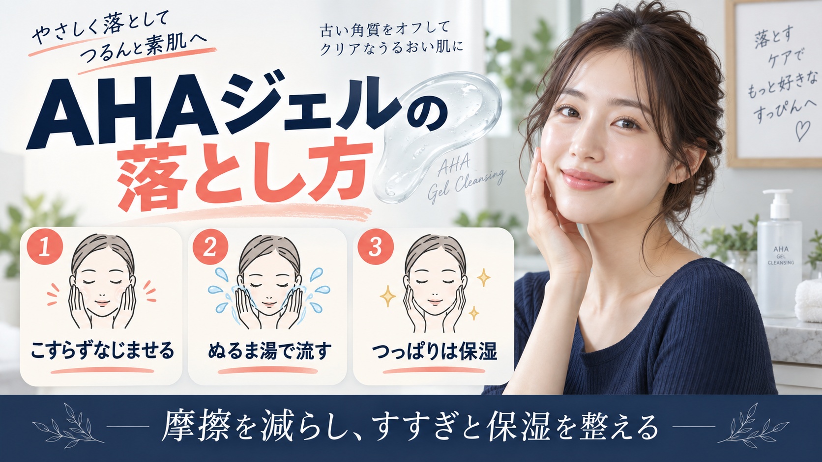 AHAジェルの落とし方