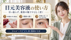 クラランス トータル アイ インテンス Nの使い方を3ステップで解説するアイキャッチ