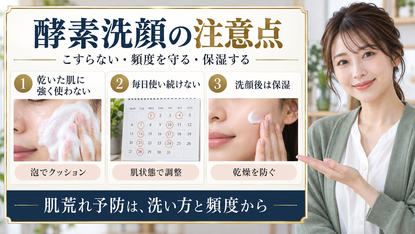ダーマロジカ デイリーマイクロフォリエントの注意点を3ステップで解説するアイキャッチ