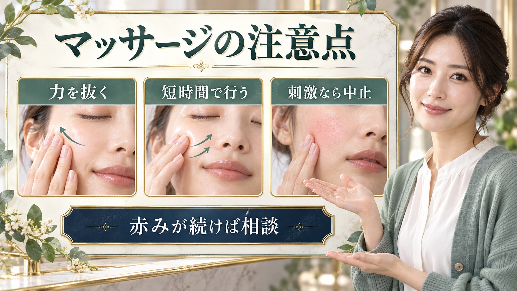 イプサ セラム0eの注意点｜赤み・たるみを防ぐマッサージのコツ アイキャッチ
