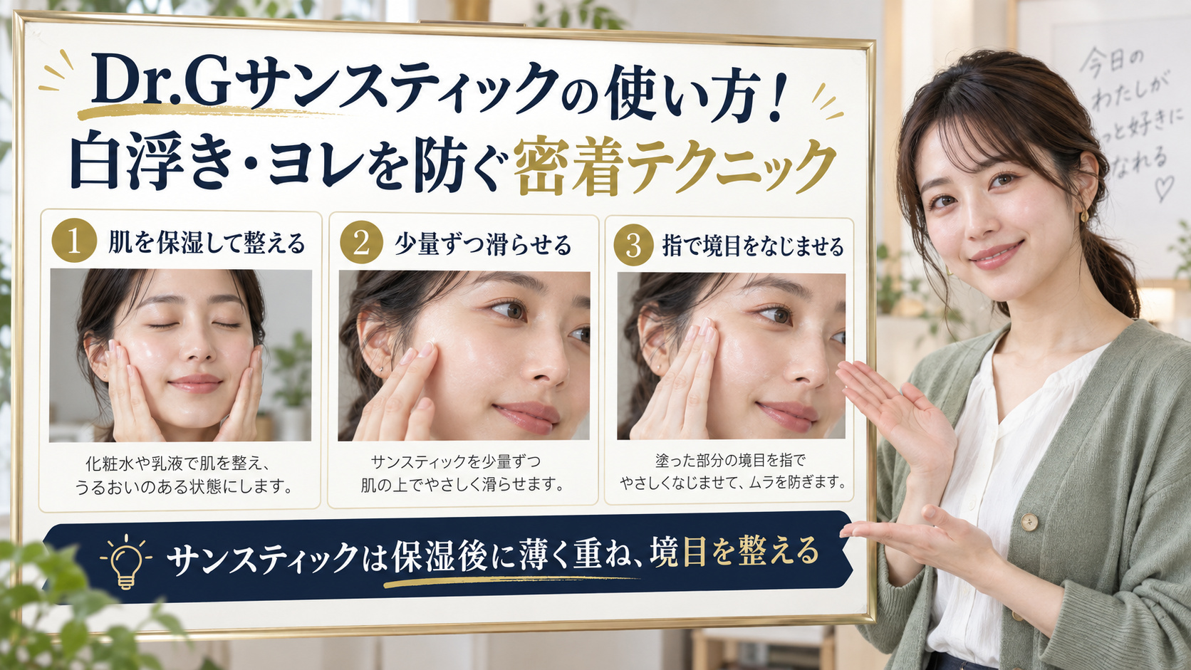Dr.Gサンスティックの使い方を解説するアイキャッチ