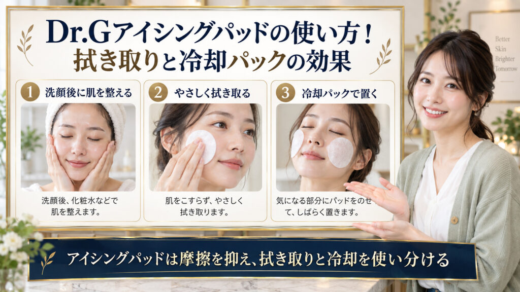 Dr.Gアイシングパッドの使い方を解説するアイキャッチ