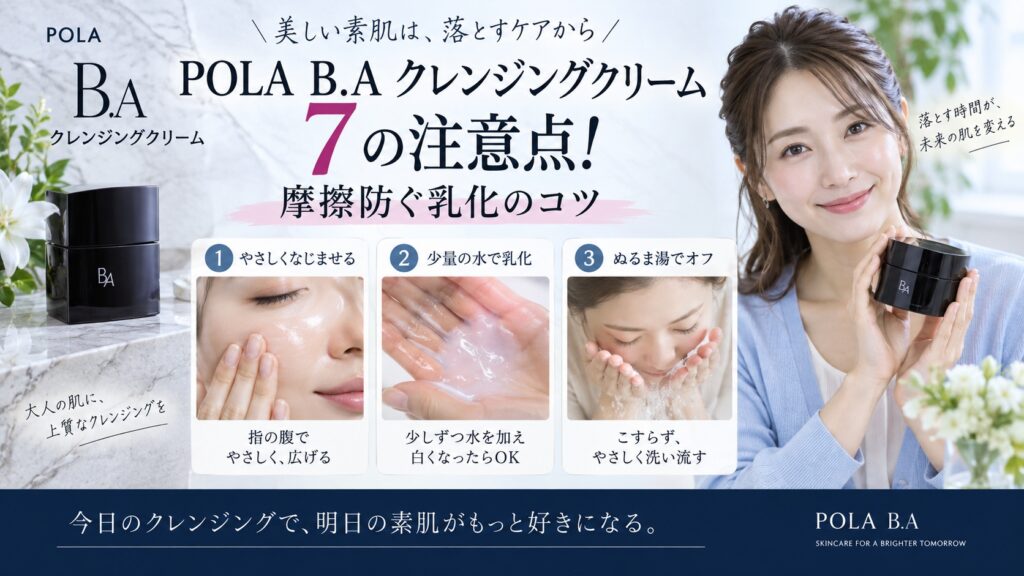 POLA B.A クレンジングクリーム 7 | Chocobraラボ