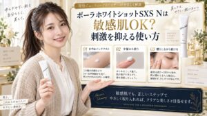 ポーラホワイトショットSXS Nは敏感肌も使える？刺激の抑え方