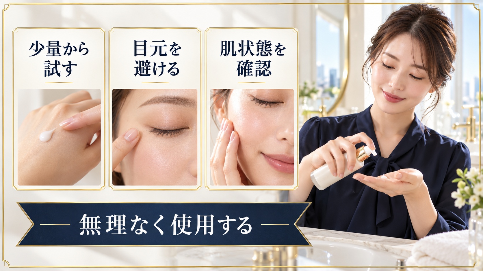クレドポーボーテ日中乳液プロテクトゥリスの注意点と失敗防止を示すアイキャッチ