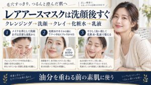 レアアースマスクは洗顔後すぐ