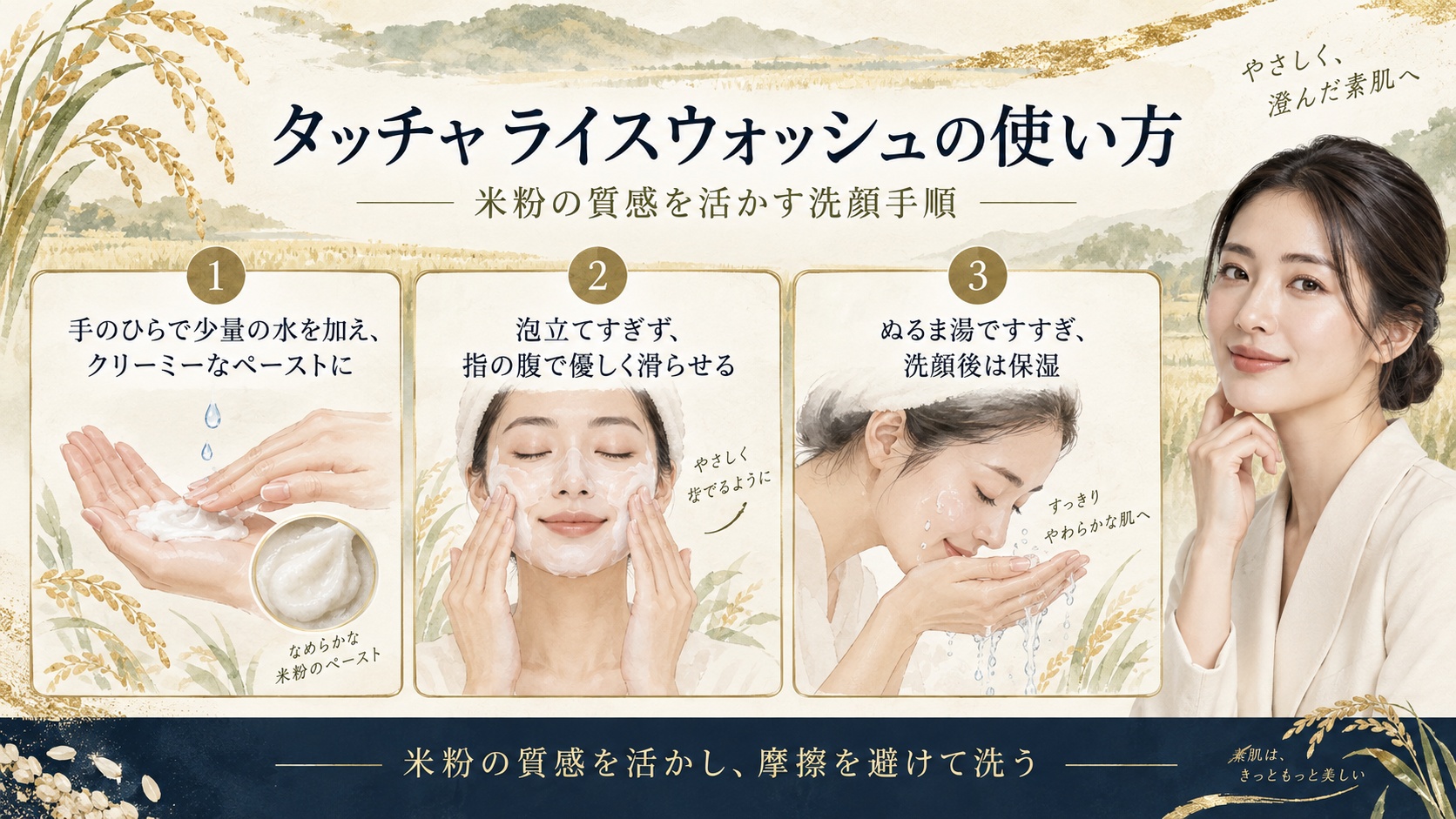 タッチャ ライスウォッシュの使い方