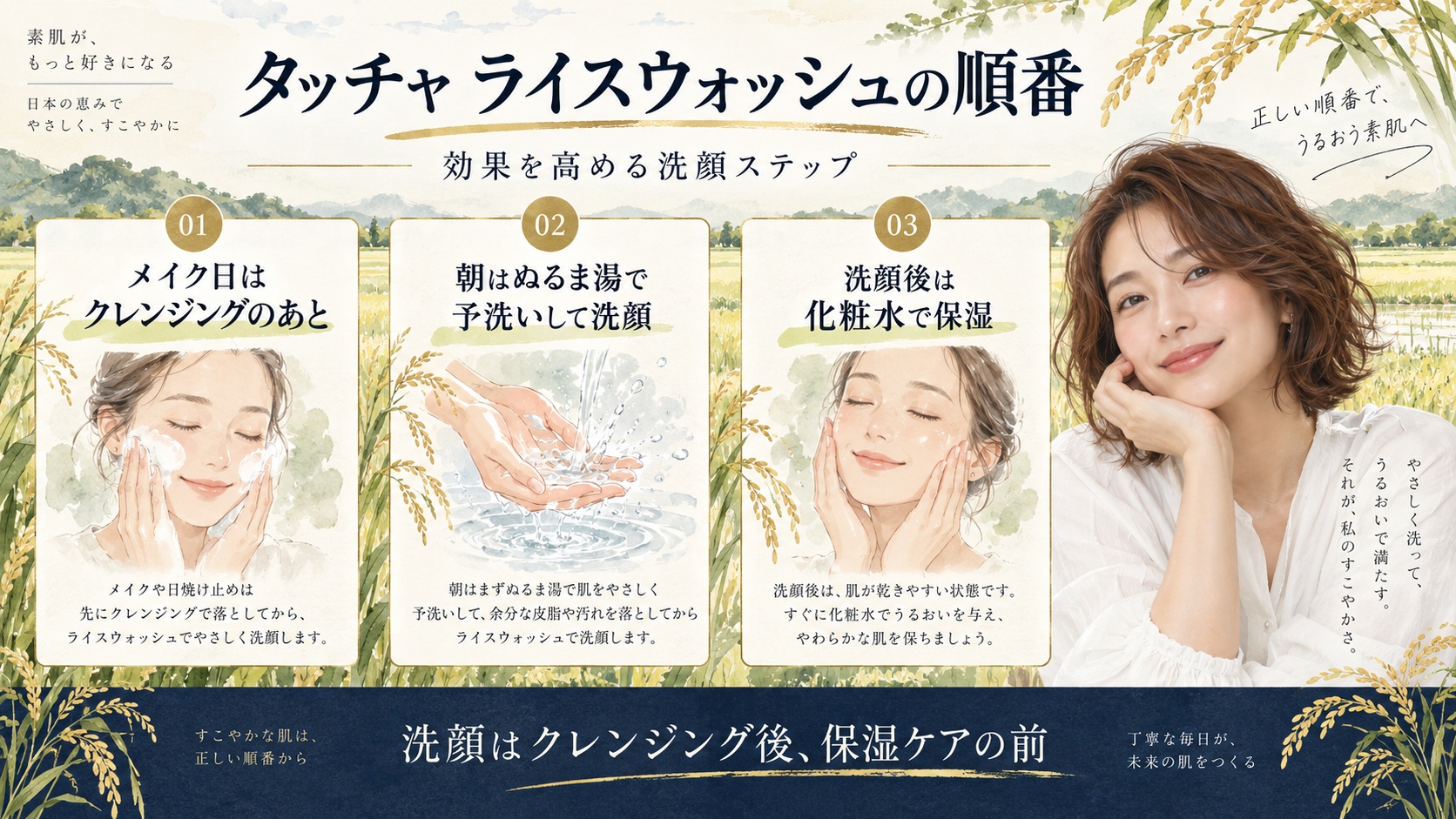 タッチャ ライスウォッシュの順番
