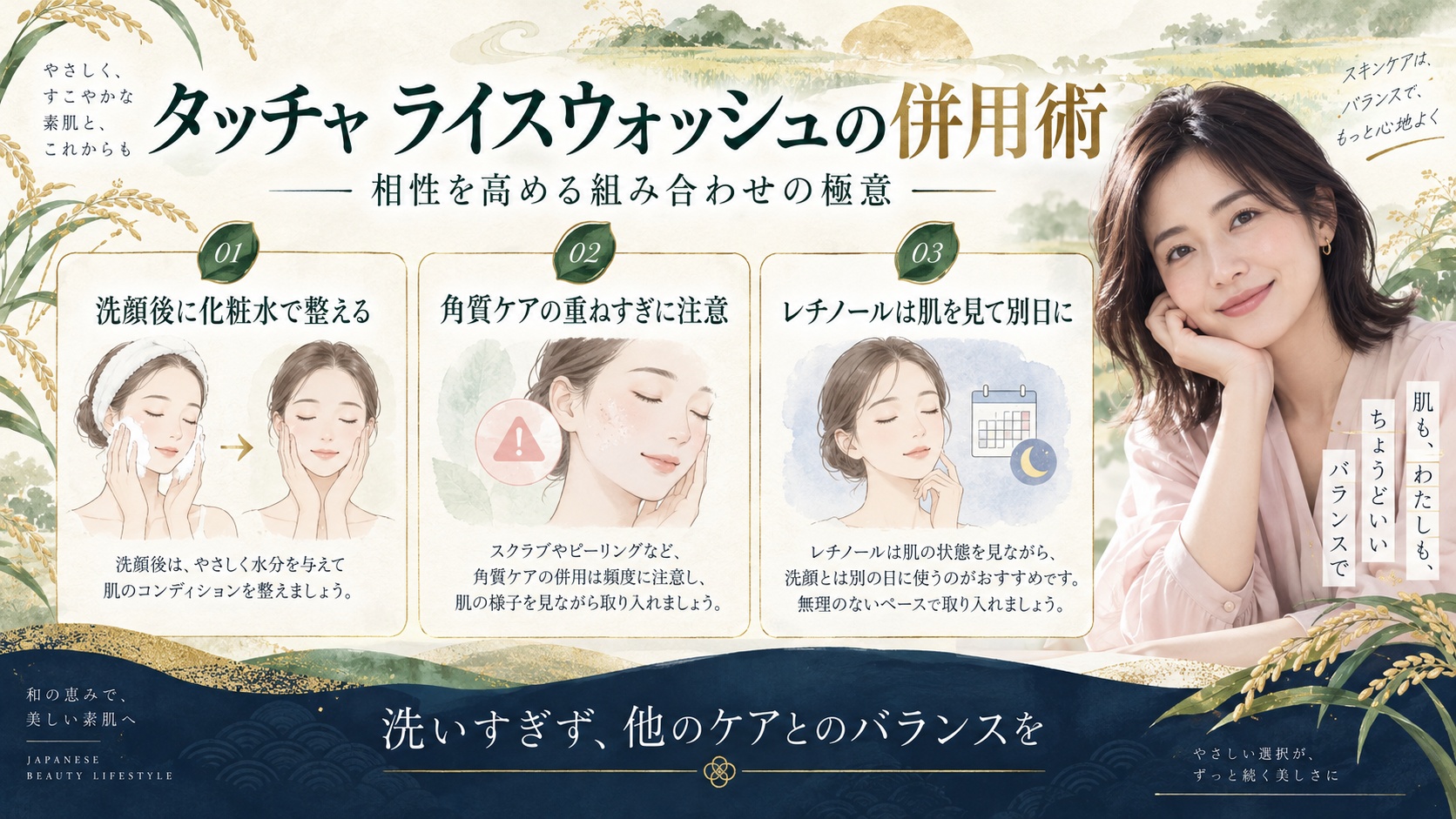 タッチャ ライスウォッシュの併用術