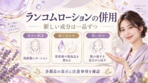 ランコムローションの併用