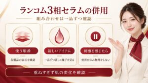 ランコム3相セラムの併用