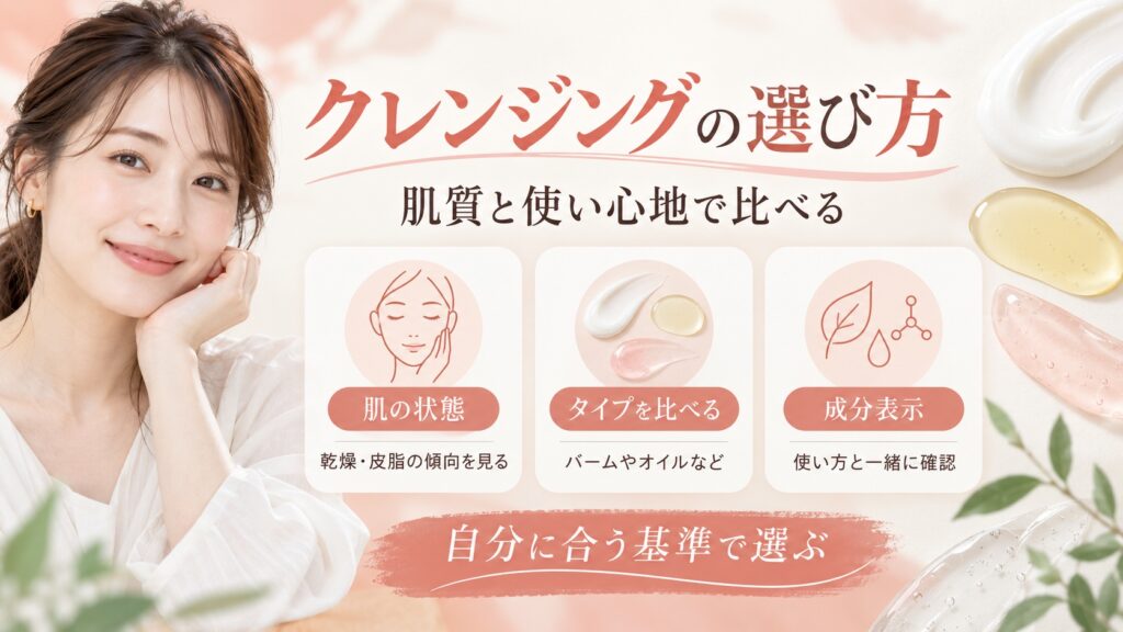 クレンジングの選び方