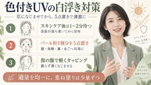 Beauty of Joseonデイスクリーンの使い方｜白浮き対策の記事内容をまとめたアイキャッチ