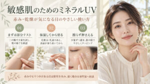 Beauty of Joseonデイスクリーンの敏感肌ケア｜刺激対策の記事内容をまとめたアイキャッチ