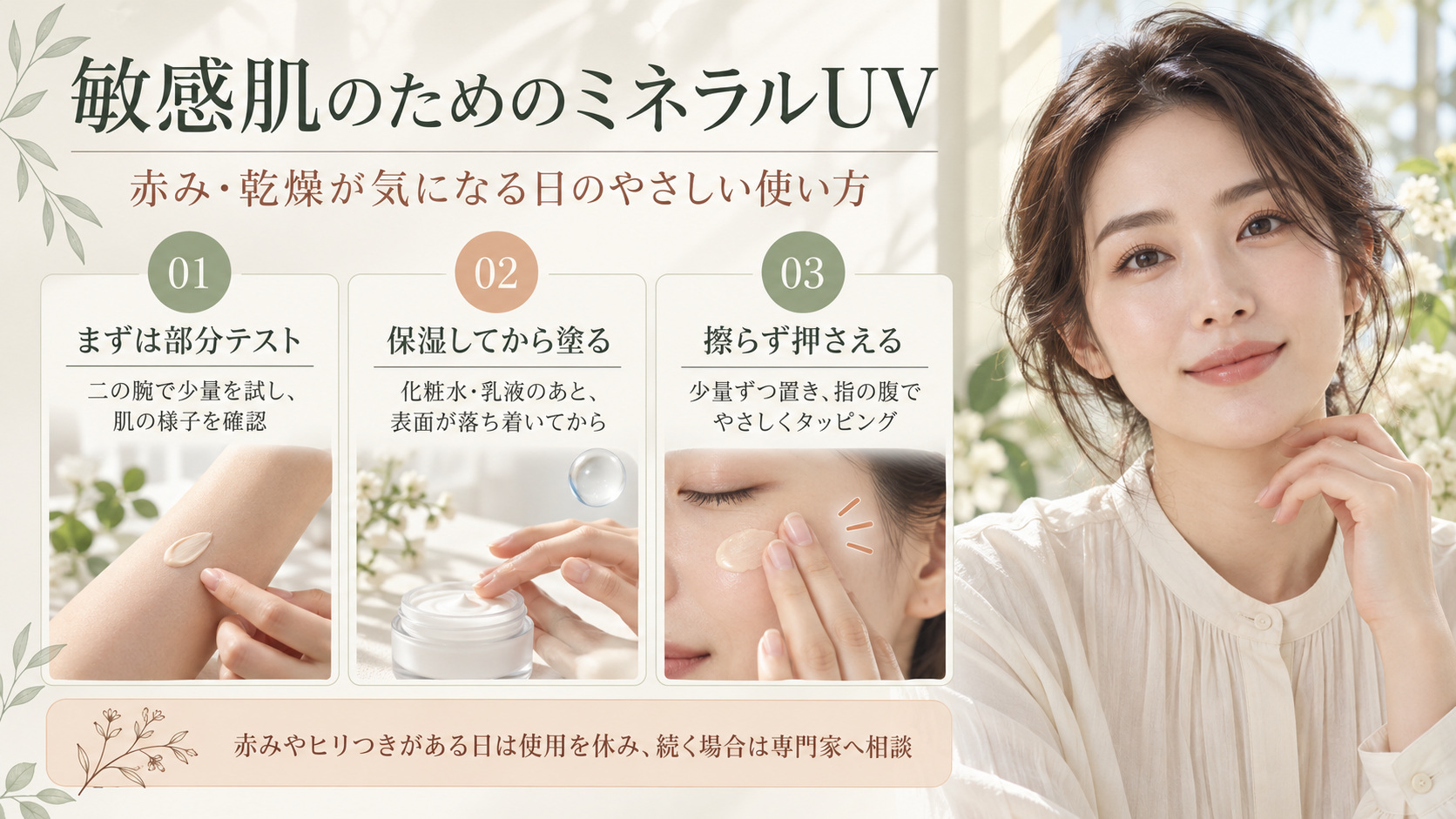 Beauty of Joseonデイスクリーンの敏感肌ケア|刺激対策の記事内容をまとめたアイキャッチ