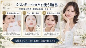 オルフェスCRC&Dシルキーマスクの順番！化粧水や乳液の配置
