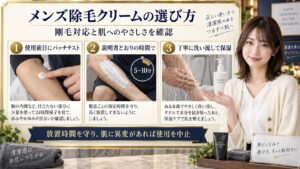 メンズ除毛クリームおすすめの選び方！剛毛対策と肌荒れ防止のコツ