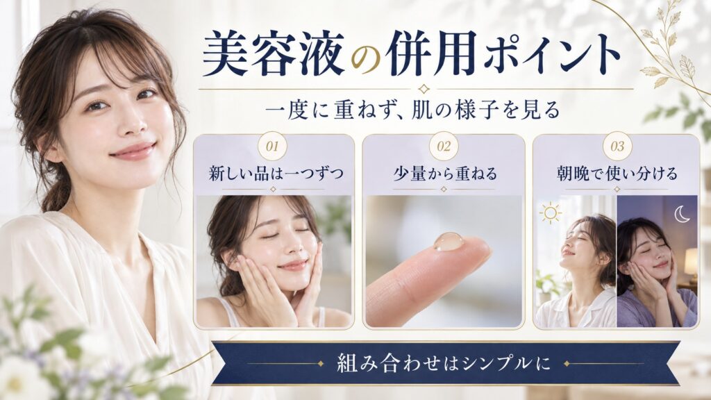 メディダーマ美容液の併用相性は？レチノールやビタミンCとの注意点 アイキャッチ