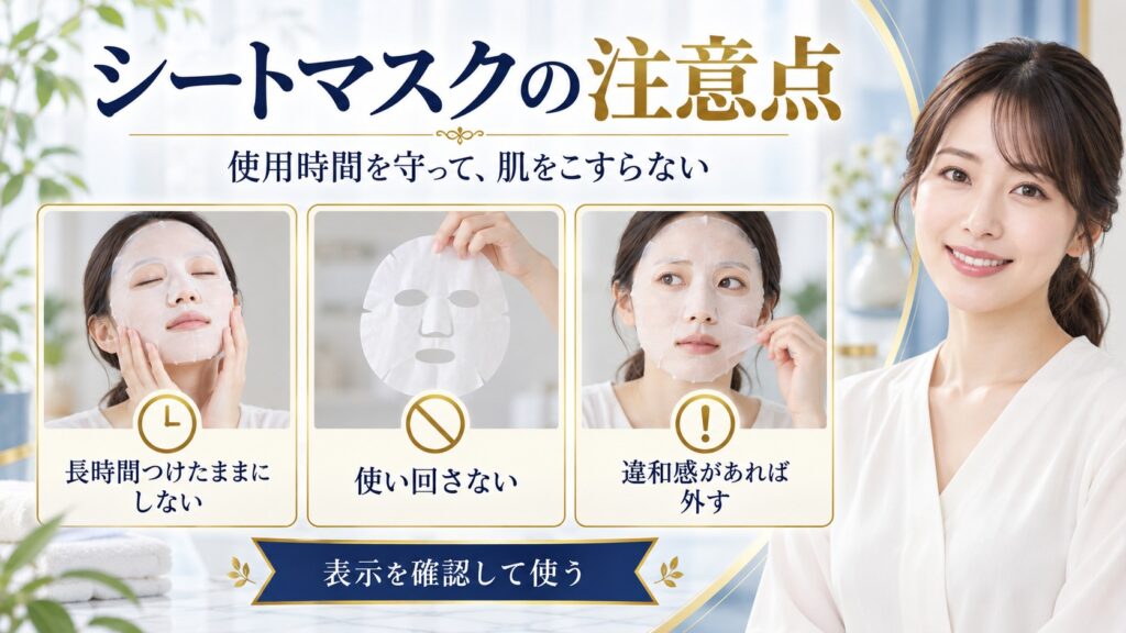 ピュレア クリアエッセンスマスクの注意点とトラブルを防ぐ安全手順 アイキャッチ