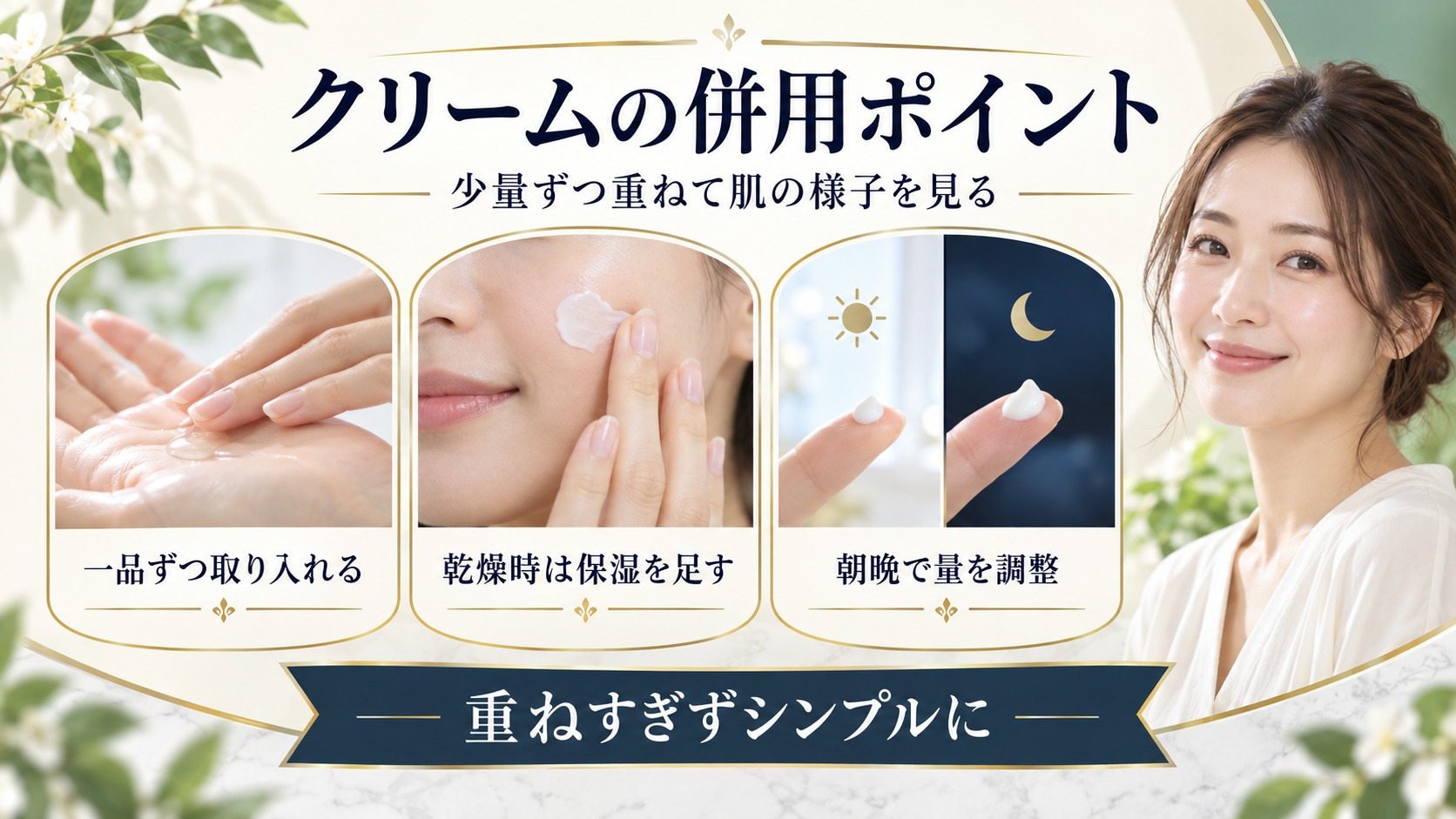 ハリウッド オーキッド ピックアップクリームの順番と重ねる手順 アイキャッチ