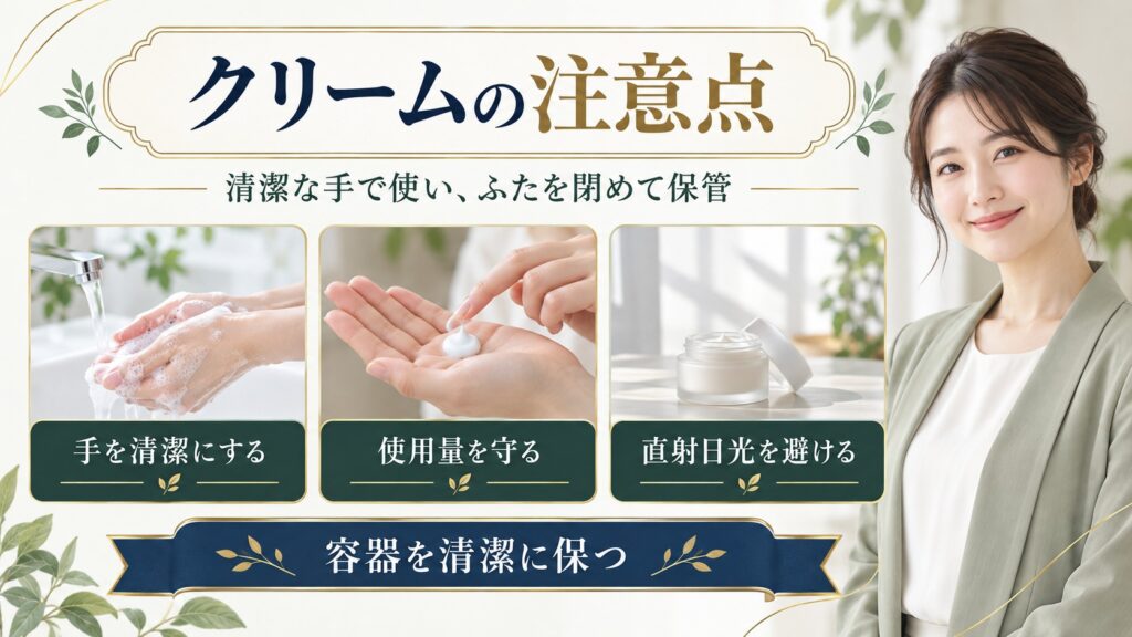ハリウッド オーキッド ピックアップクリームの注意点と安全対策 アイキャッチ