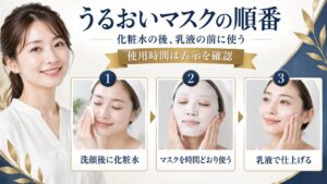 恵の本舗 うるおいマスクを使う順番と浸透を高めるスキンケア手順 アイキャッチ