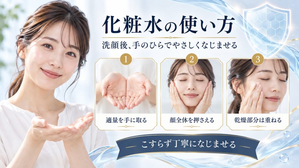 HIKARIMIRAI バリアリング ローションの使い方と潤い浸透手順 アイキャッチ