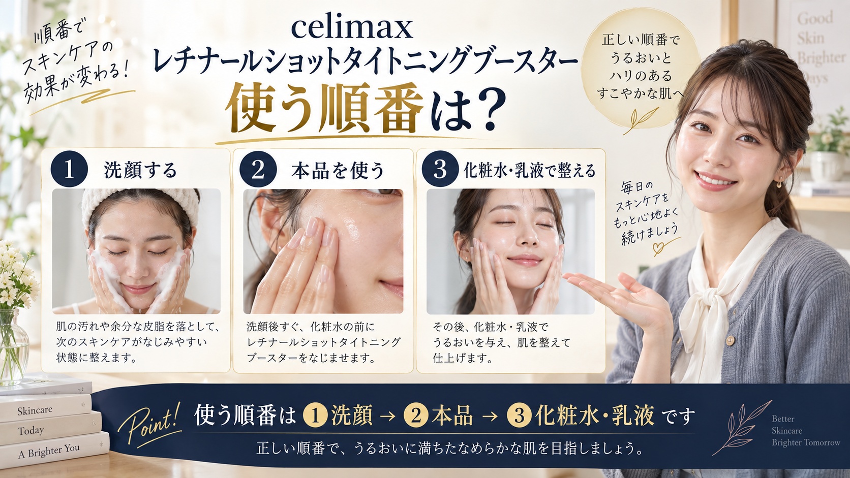 celimax レチナールショットの順番を解説するBeauty Board
